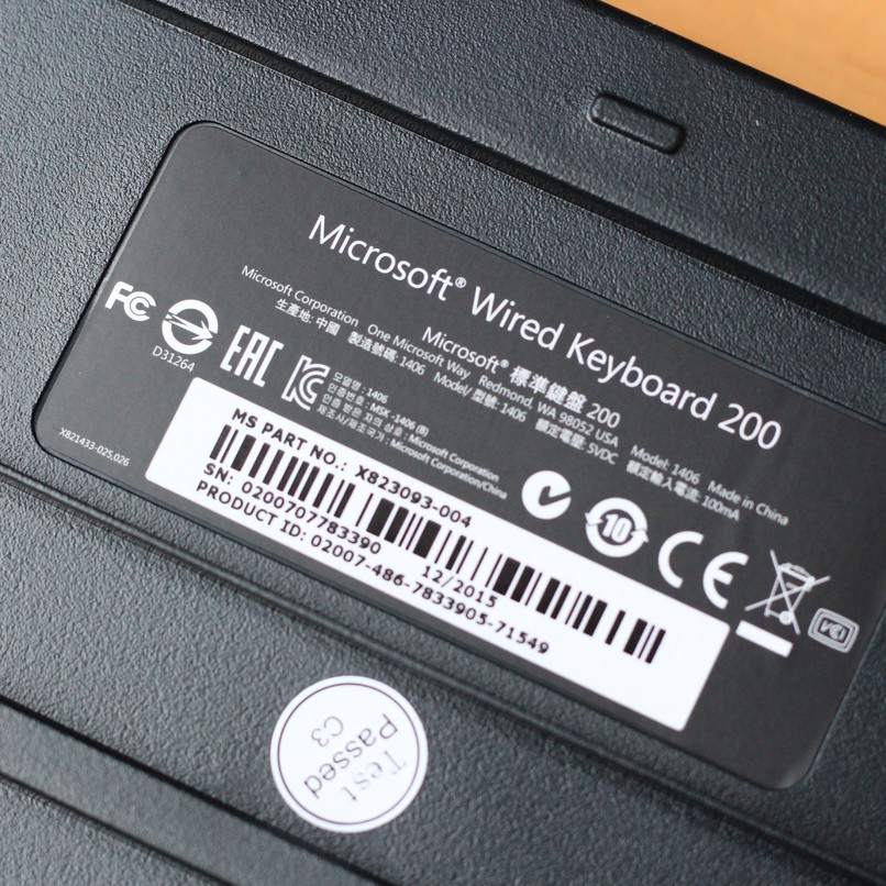 Klawiatura Microsoft Wired 200