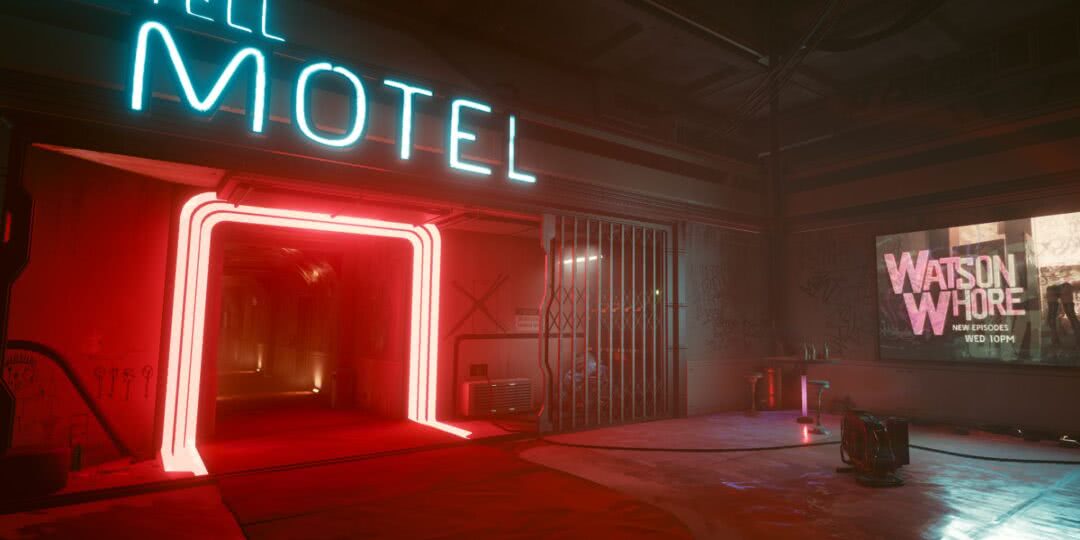Night City No-Tell Motel Cyberpunk 2077