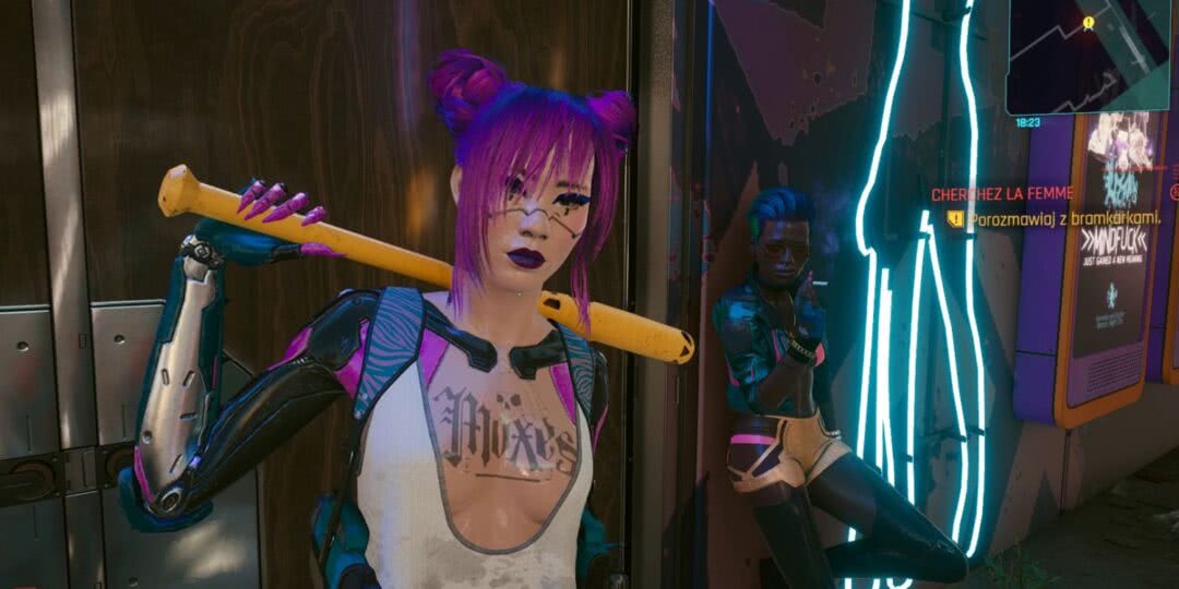 Cyberpunk 2077 at Lizzie Bar